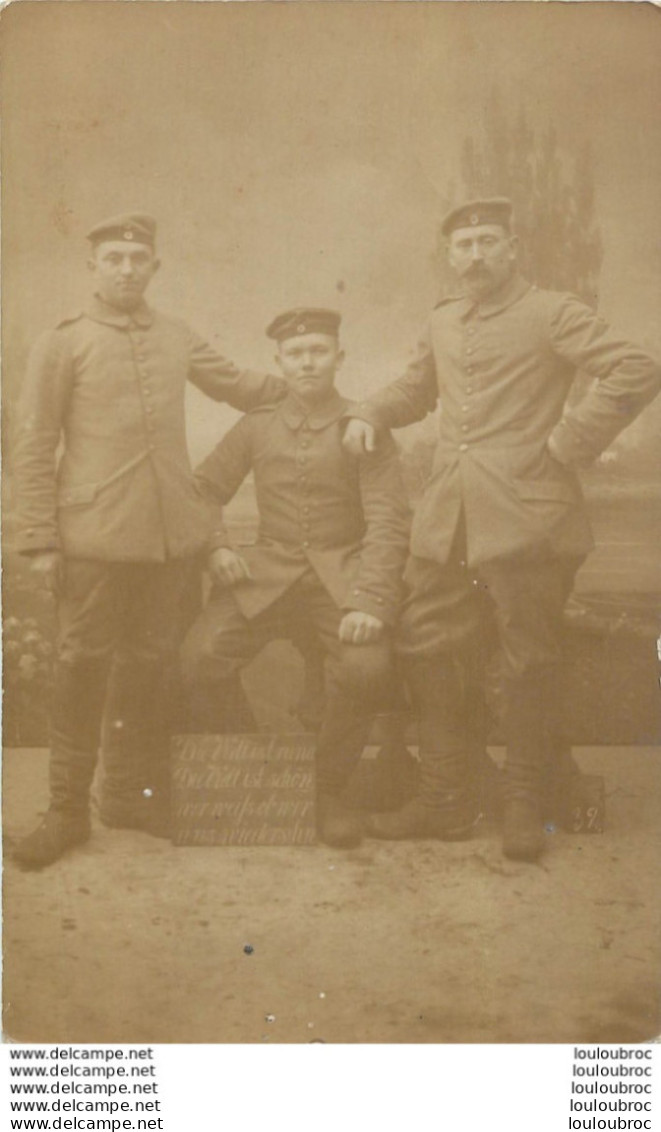 MUNSTER CARTE PHOTO ALLEMANDE 1915 - Munster