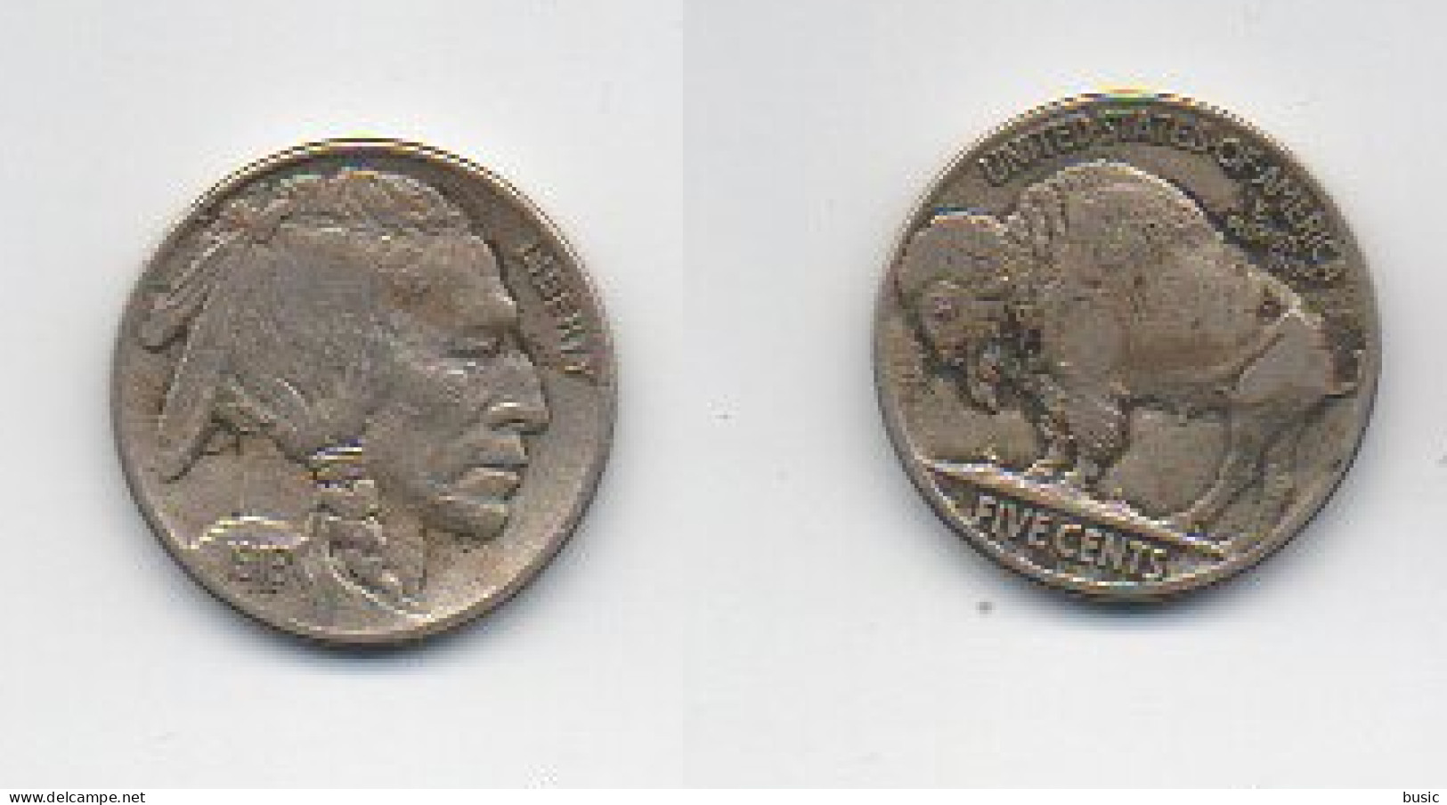 +  ETATS UNIS   + 5 CENT 1916  + - 1913-1938: Buffalo