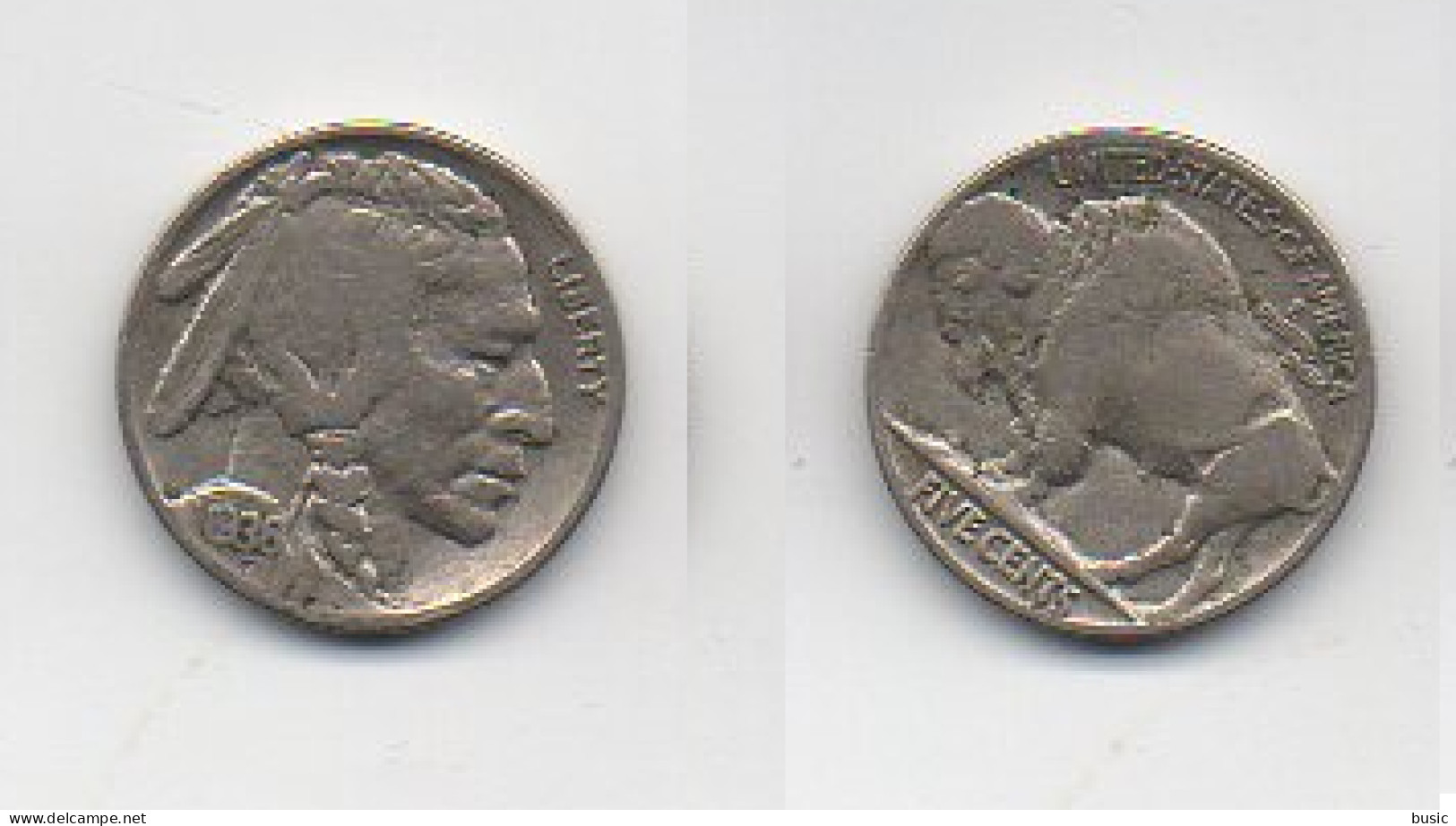 +  ETATS UNIS   + 5 CENT 1936  + - 1913-1938: Buffalo