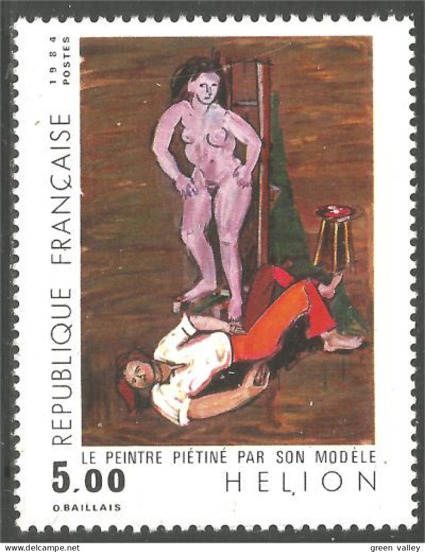 353 France Yv 2343 Tableau Femme Nue Nude Woman Hélion Painting MNH ** Neuf SC (2343-1b) - Naakt