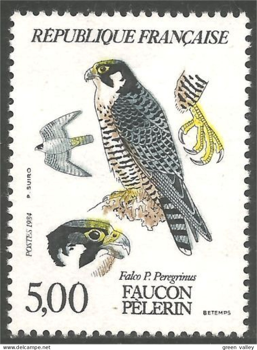 353 France Yv 2340 Faucon Pélerin Peregrine Falcon Aigle Eagle Adler Aquila Aguila MNH ** Neuf SC (2340-1b) - Eagles & Birds Of Prey