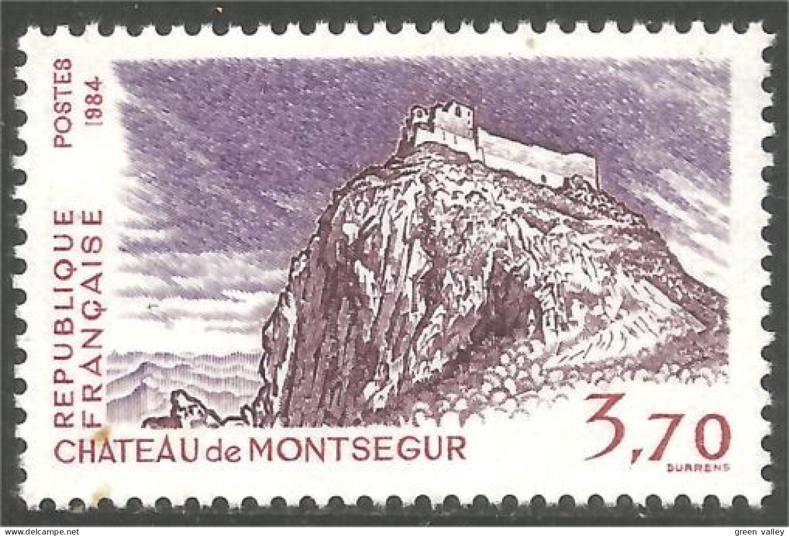 353 France Yv 2335 Chateau Montségur Castle Schloss Castello MNH ** Neuf SC (2335-1b) - Châteaux