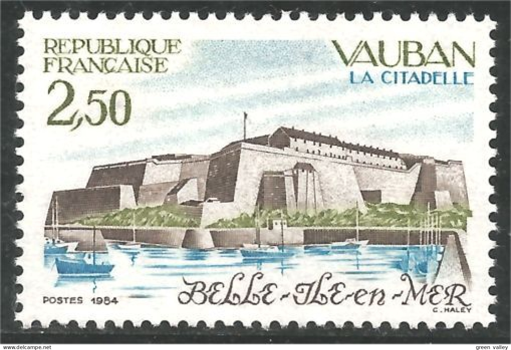 353 France Yv 2325 Citadelle Vauban Belle-Ile En Mer Citadel MNH ** Neuf SC (2325-1c) - Militaria