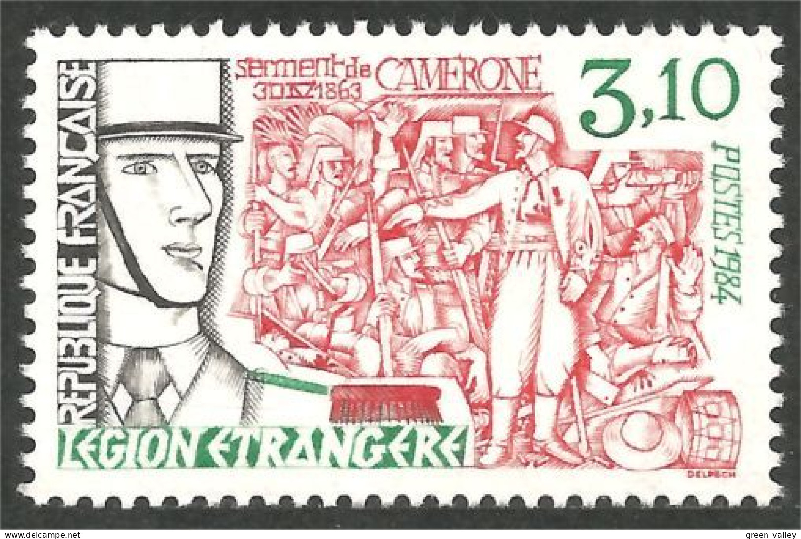 353 France Yv 2311 Foreign Légion Étrangère Costumes Uniformes Uniforms MNH ** Neuf SC (2311-1c) - Kostüme