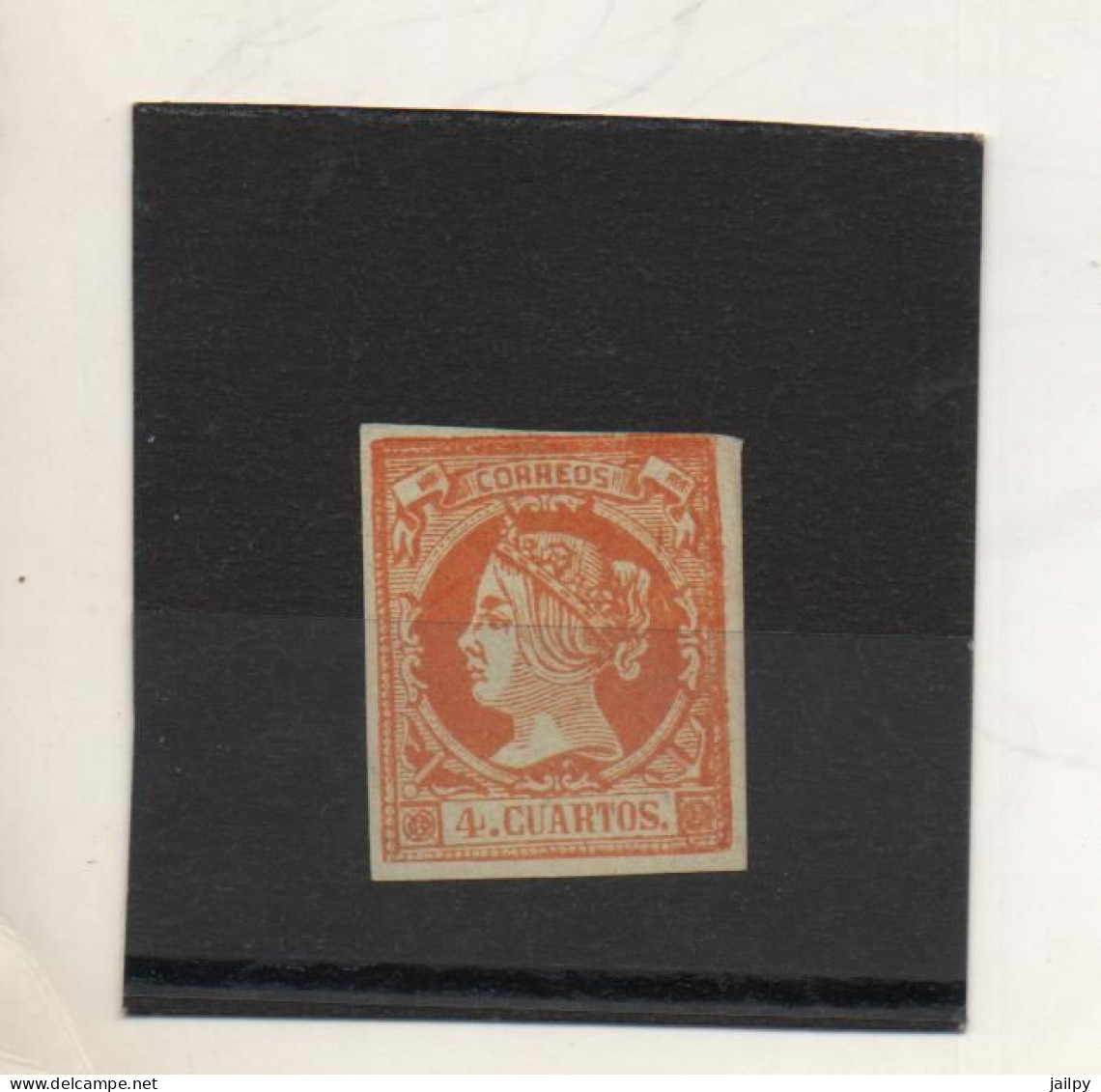 ESPAGNE  4 C;    1860-61  Neuf Sans Gomme - Unused Stamps