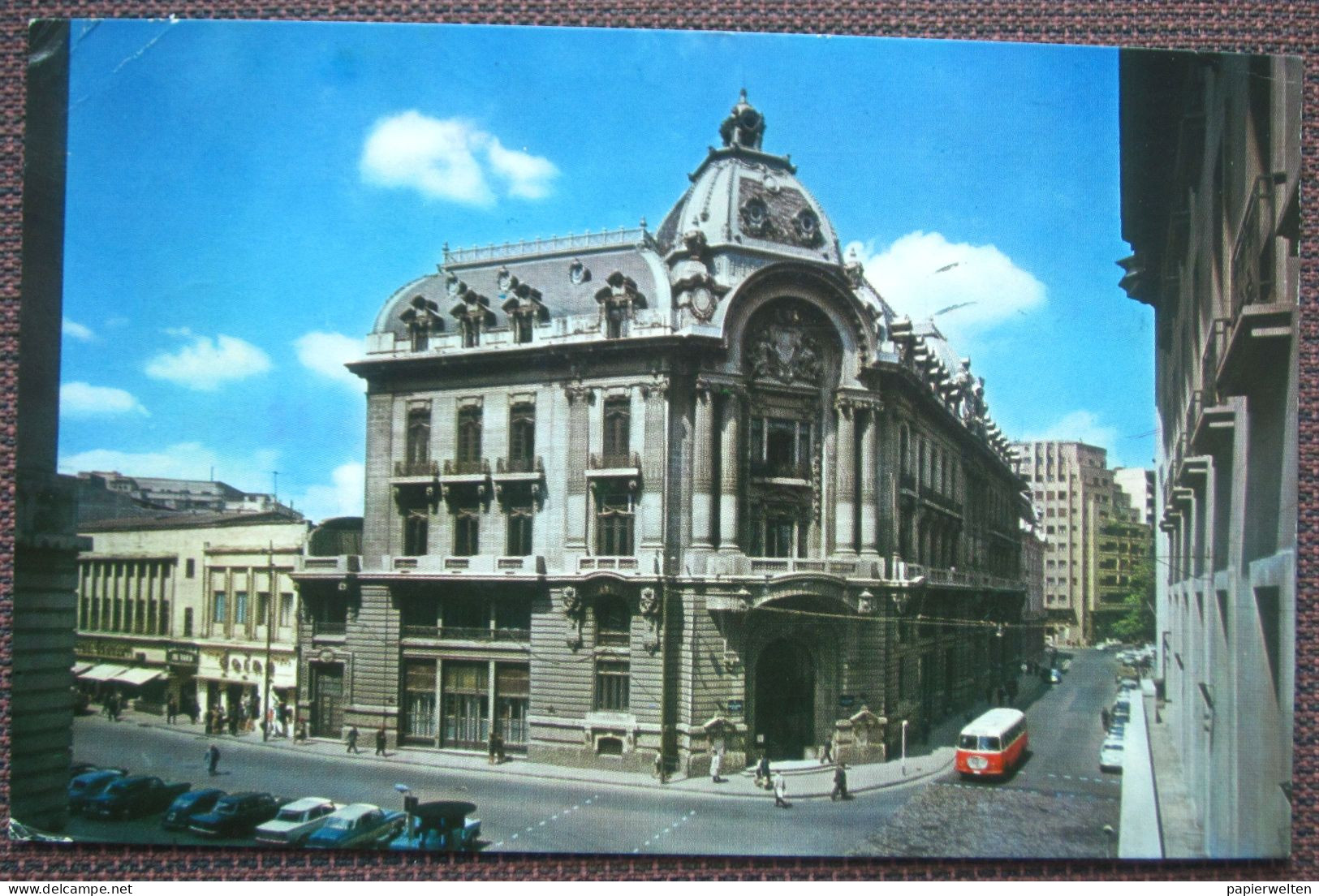 București / Bukarest / Bucharest - Biblioteca Centrala De Stat / Nationalbibliothek, Autobus - Rumänien