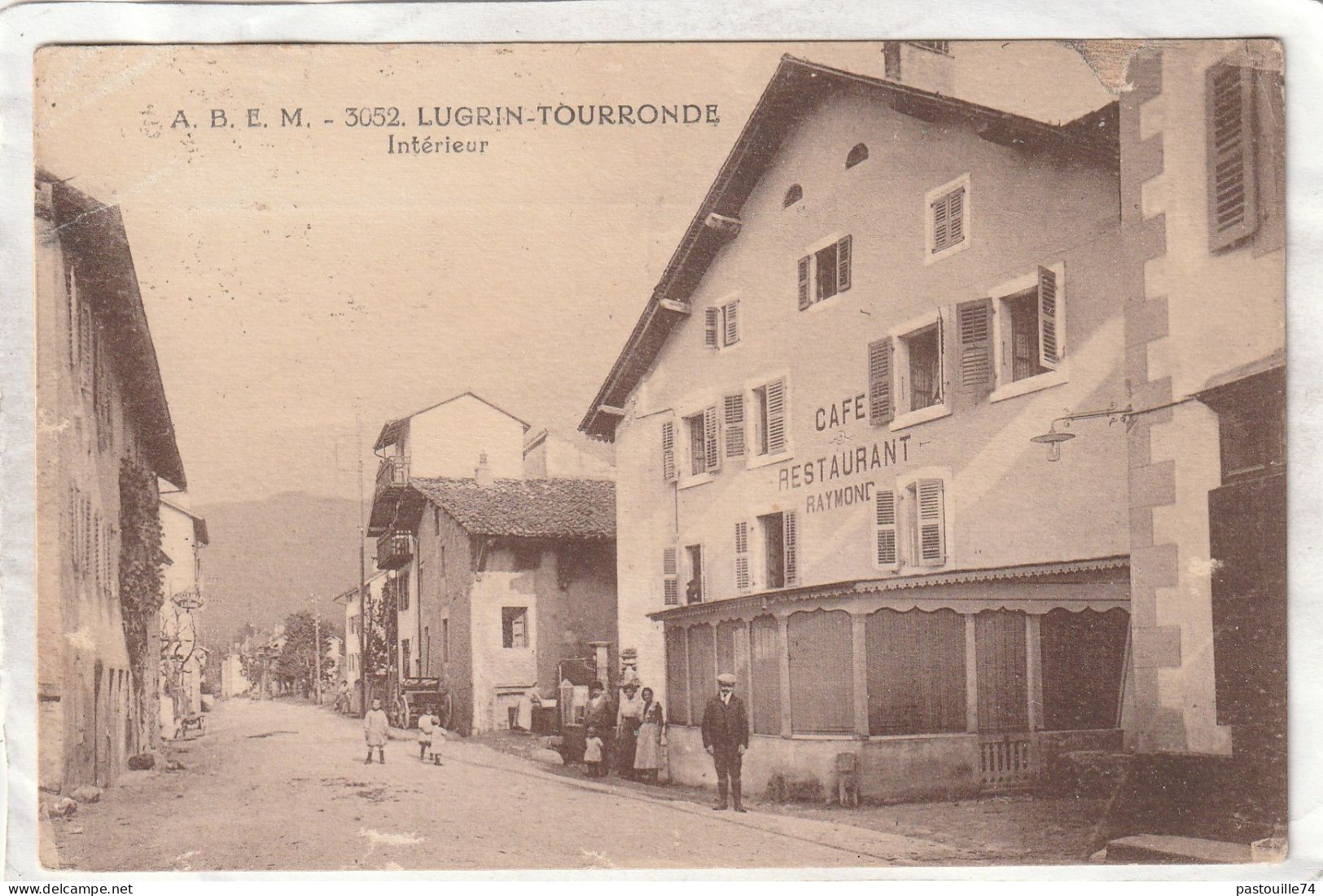 CPA :  14 X 9  -  LUGRIN-TOURRONDE  - Intérieur - Lugrin