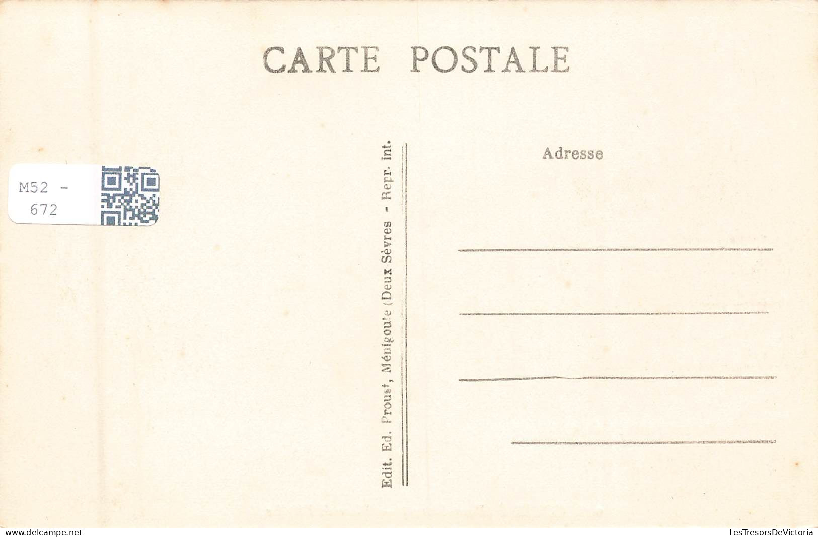 FRANCE - Gourgé - Place De L'église - Carte Postale Ancienne - Other & Unclassified