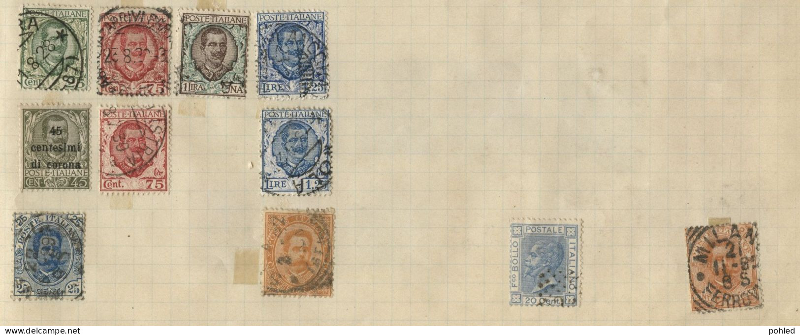 01332KUN*ITALIA*ITALY AND THE COLONIES*SMALLER SET OF VARIOUS STAMPS - Lotti E Collezioni