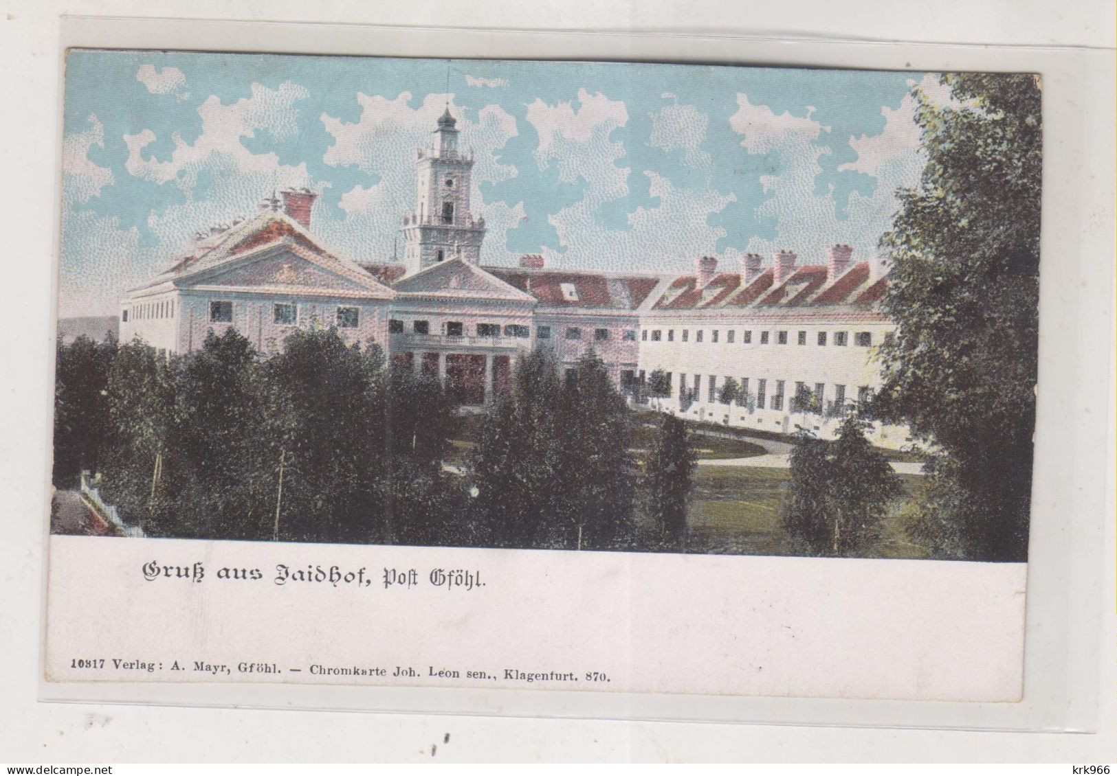 AUSTRIA JAIDHOF Nice Postcard - Krems An Der Donau