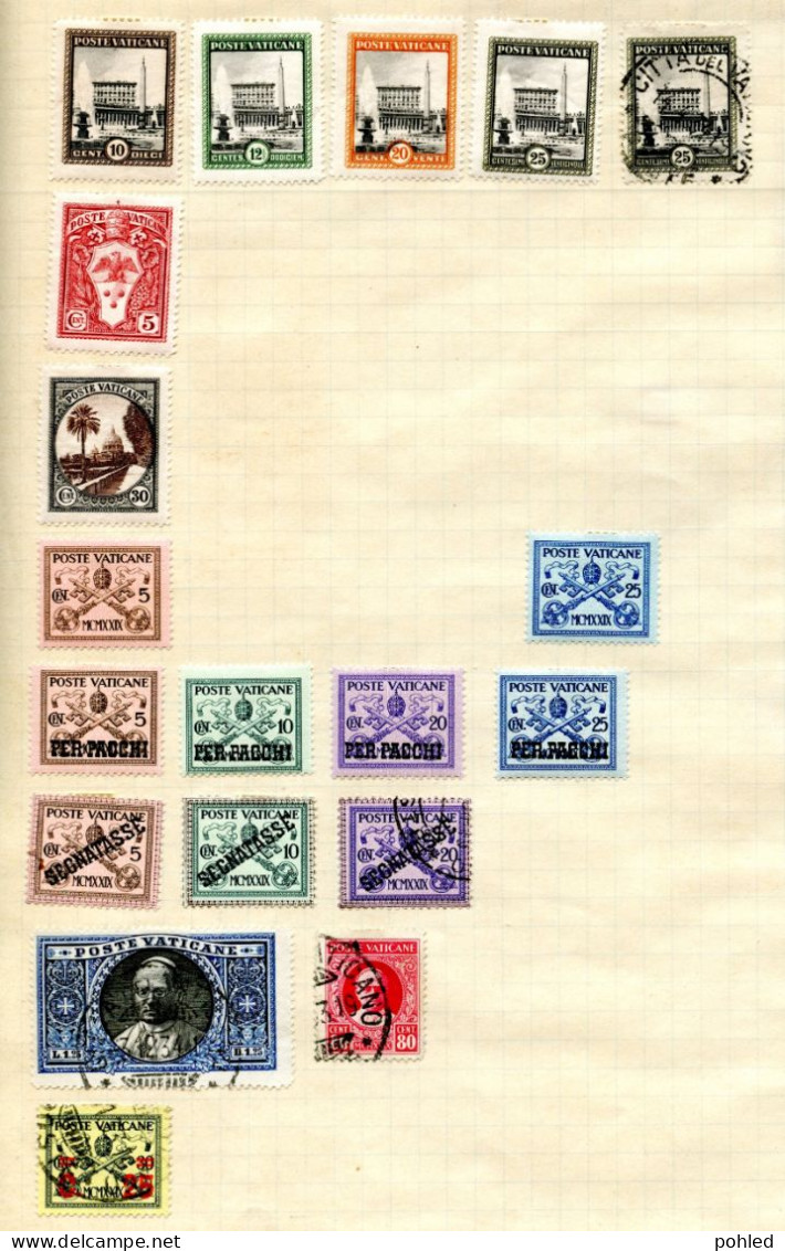 01333KUN*VATICAN*SMALL SET OF VARIOUS STAMPS - Collections