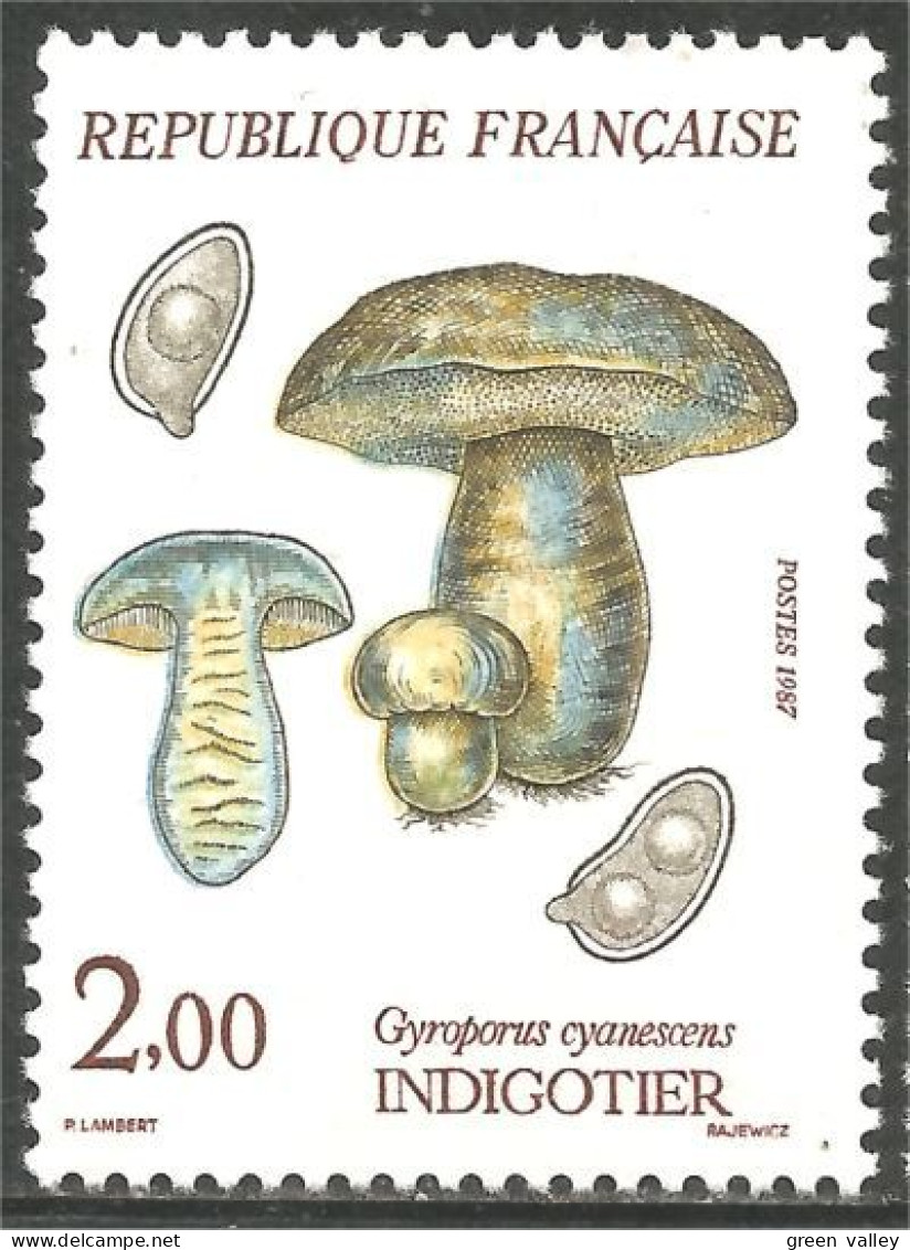 354 France Yv 2488 Indigotier Champignon Mushroom Pilz Funghi MNH ** Neuf SC (2488-1b) - Alimentación