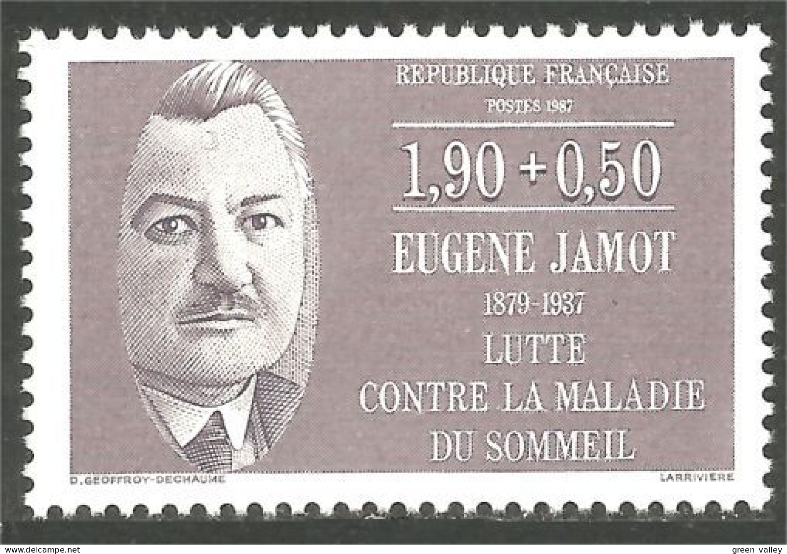 354 France Yv 2455 Eugène Jamot Medecine MNH ** Neuf SC (2455-1) - Maladies