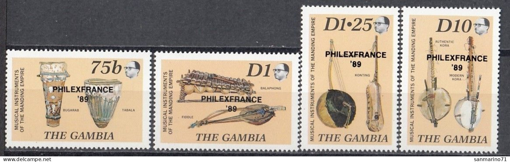 GAMBIA 883-886,unused (**) - Gambia (1965-...)