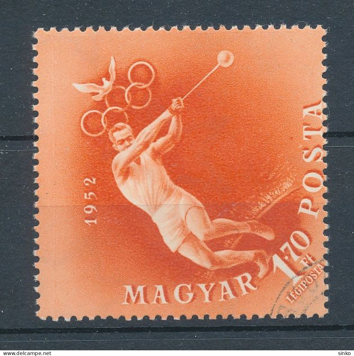 1952. Olympics (I.) - Helsinki - L - Misprint - Errors, Freaks & Oddities (EFO)