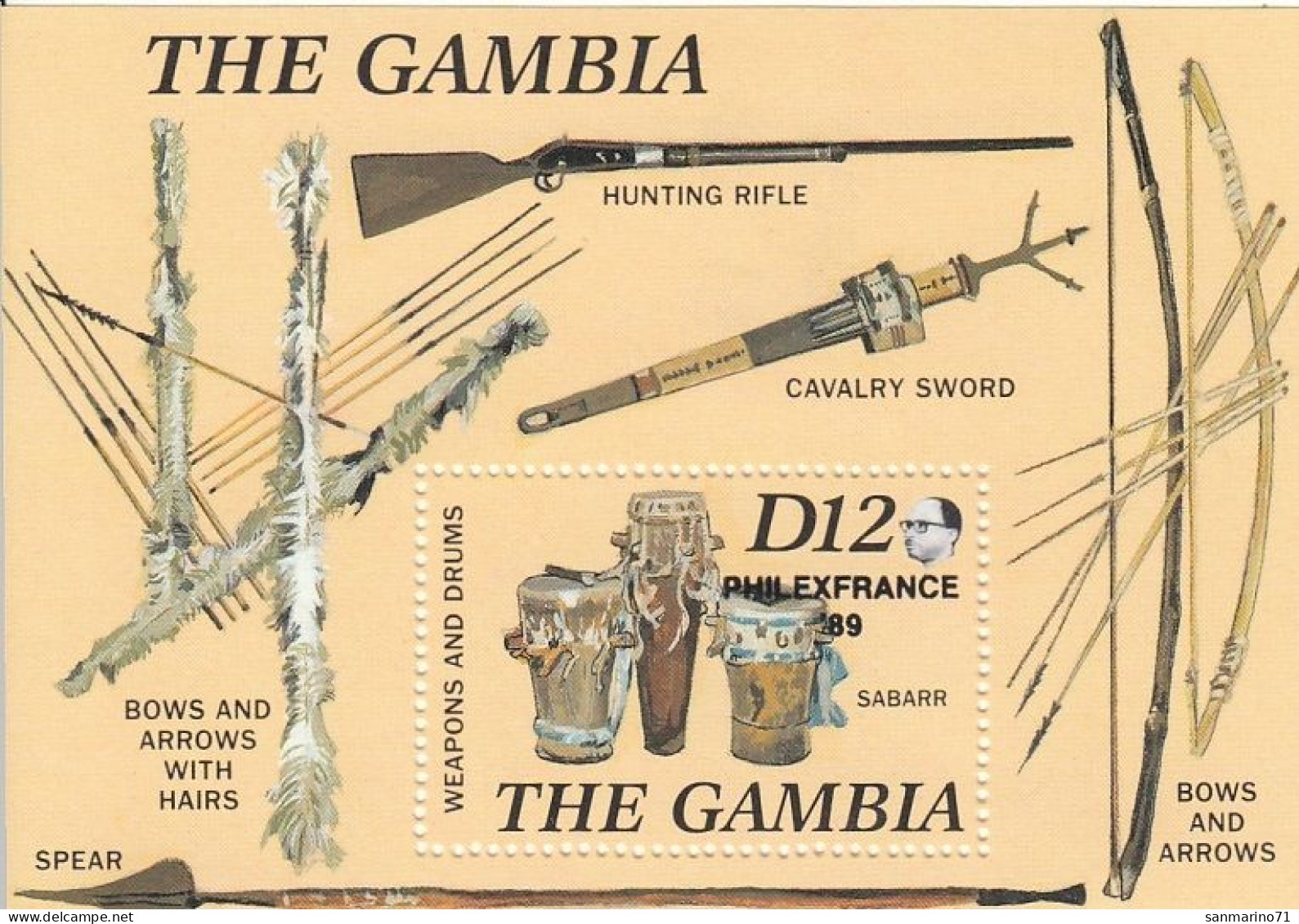 GAMBIA Block 69,unused (**) - Gambie (1965-...)