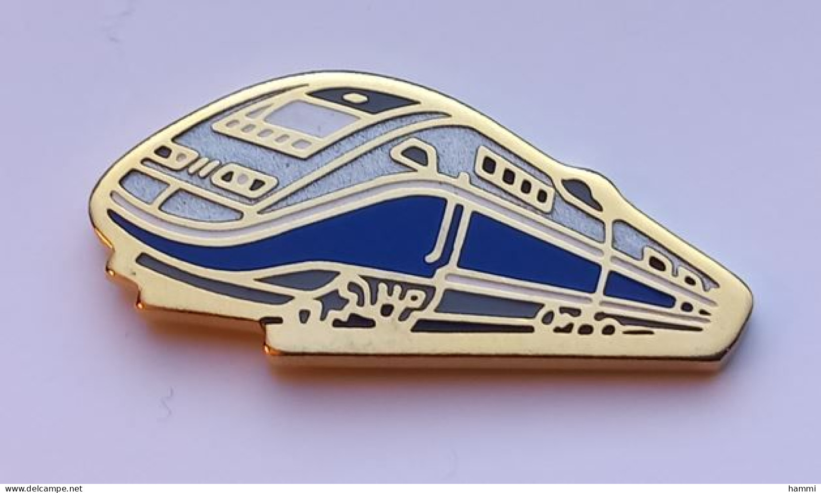 N301 Pin's SNCF TGV Gris Et Bleu  Achat Immédiat - TGV