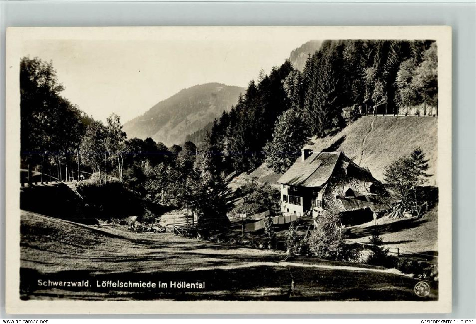 12038802 - Schwarzwald Haeuser Loeffelschmiede Hoellental - Hochschwarzwald