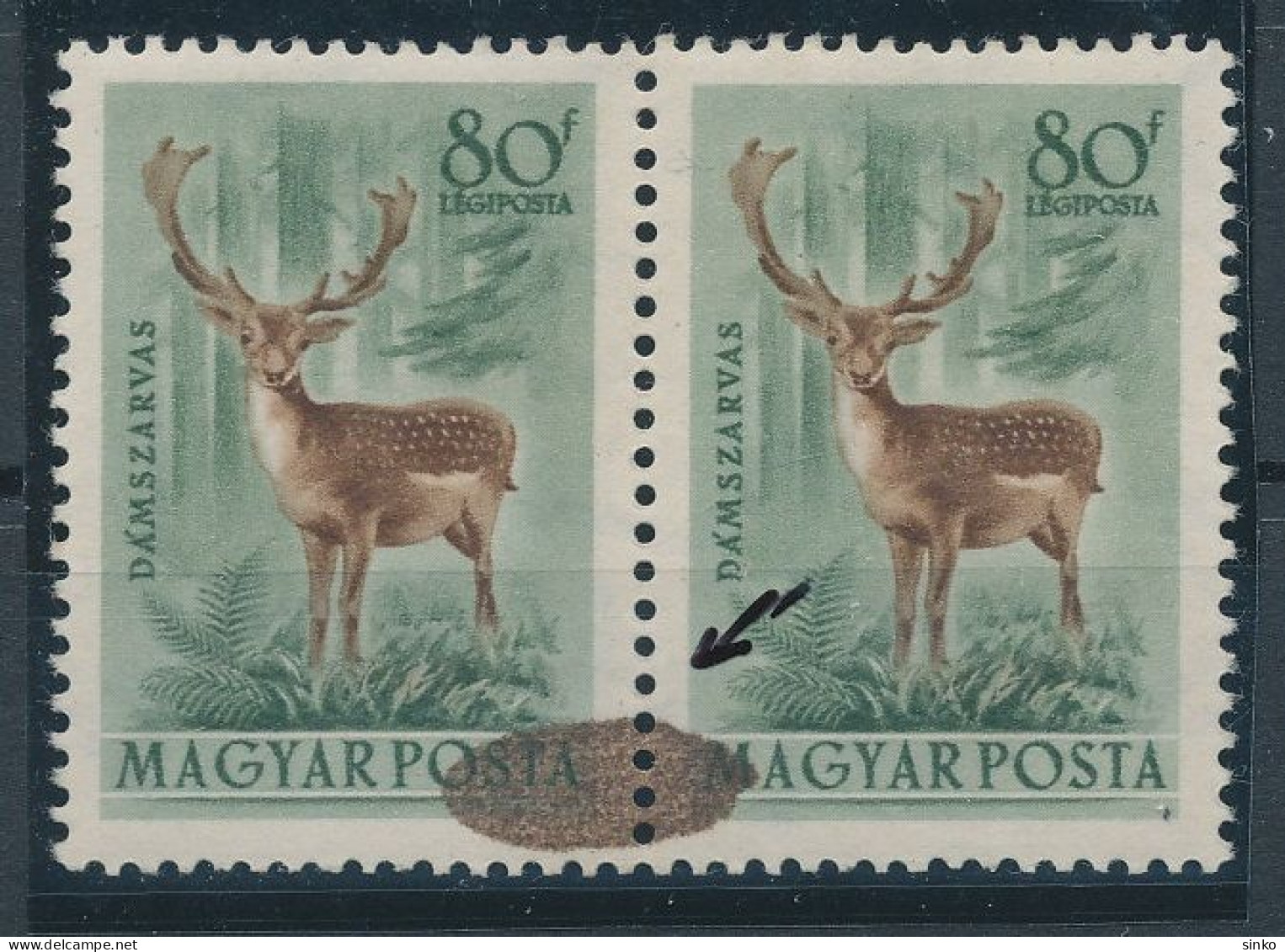 1953. Forest Animals - L - Misprint - Abarten Und Kuriositäten