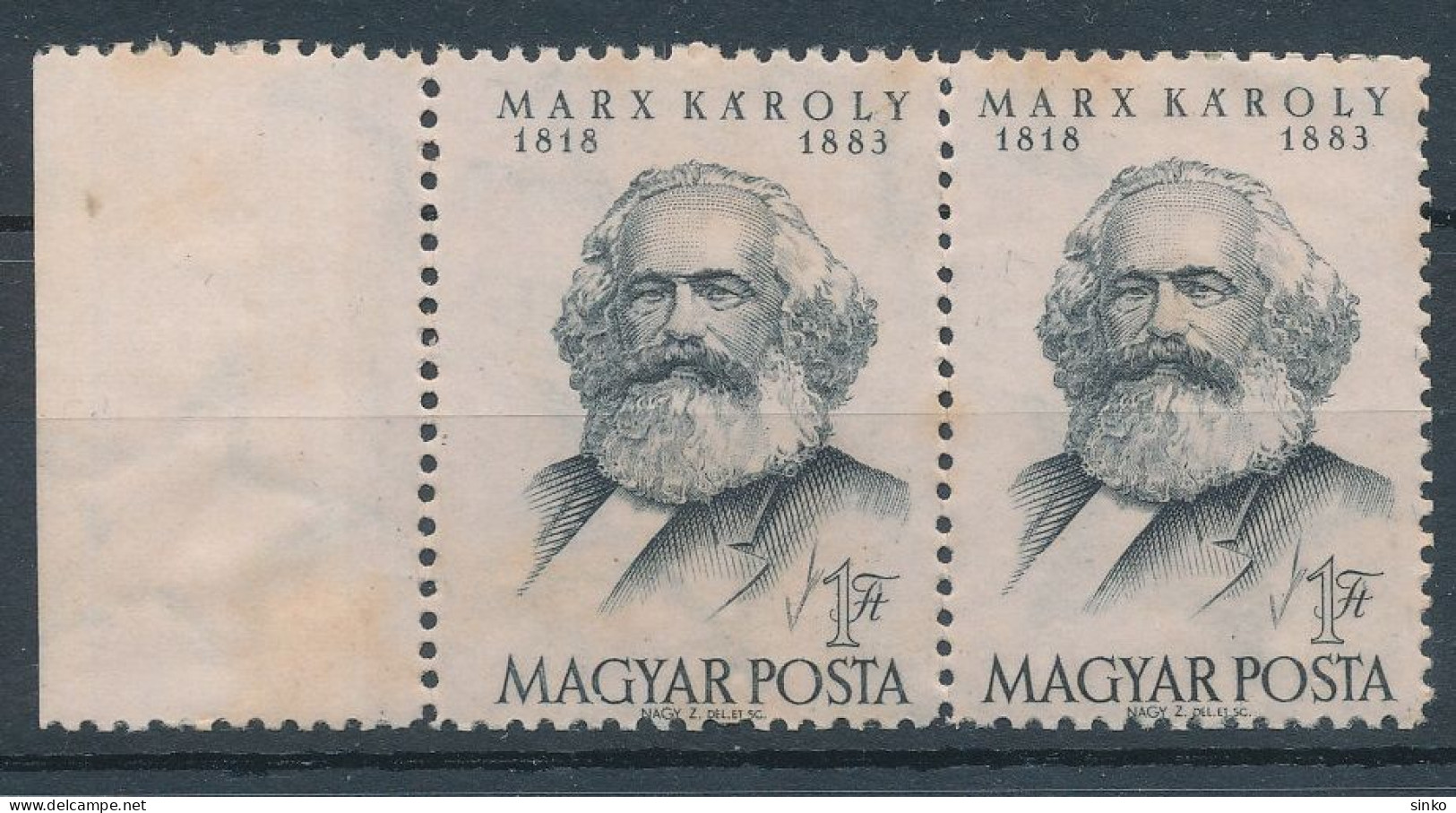 1953. Karl Marx - Misprint - Errors, Freaks & Oddities (EFO)