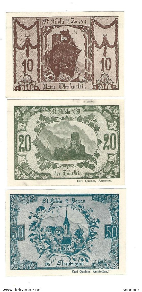 **notgeld   Austria  St  Nikola Serie Compleet  914.3 - Austria