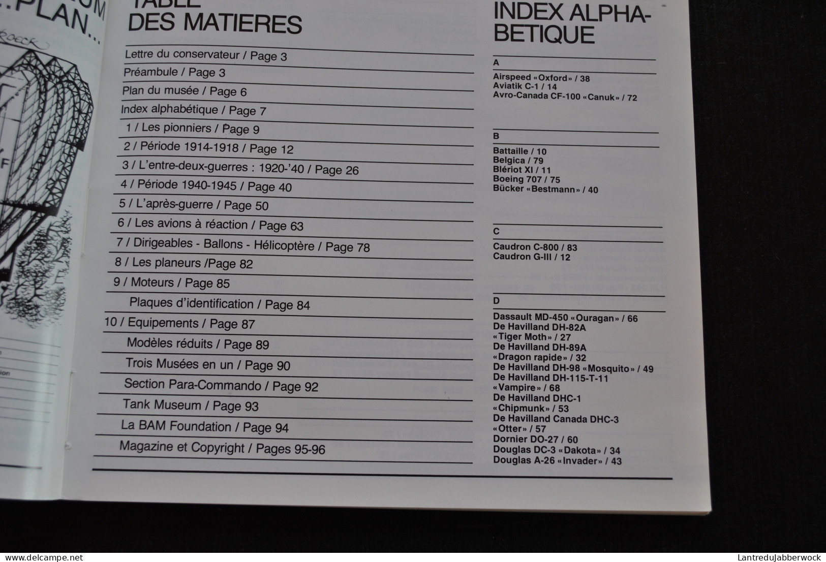 Brussels Air Museum Catalogue Musée Royal De L'Armée Section Air & Espace Lucht & Ruimte Avion Aviation Guerre Chasseur  - AeroAirplanes