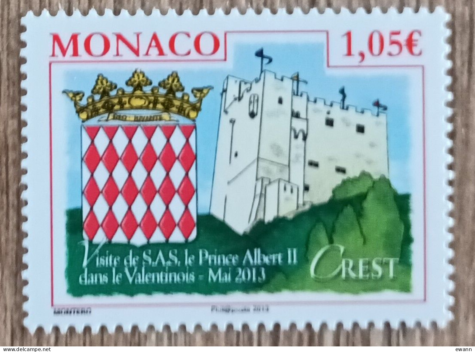 Monaco - YT N°2875 - Visite De S.A.S. Le Prince Albert II Dans Le Valentinois - 2013 - Neuf - Unused Stamps