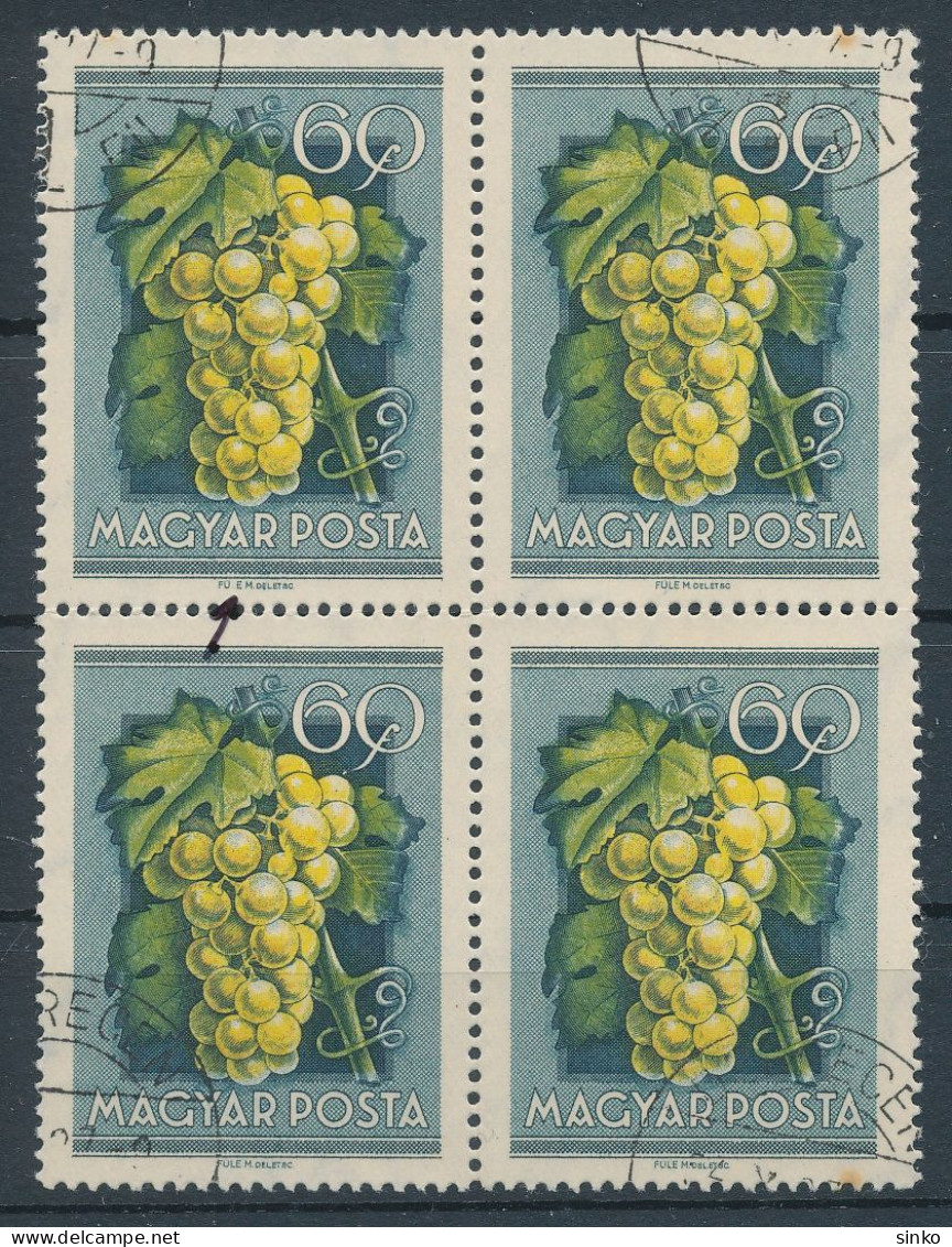 1954. Fruits (I.) - Misprint - Plaatfouten En Curiosa