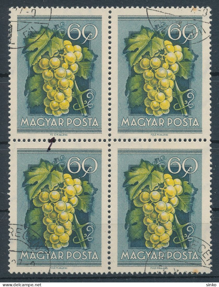 1954. Fruits (I.) - Misprint - Varietà & Curiosità