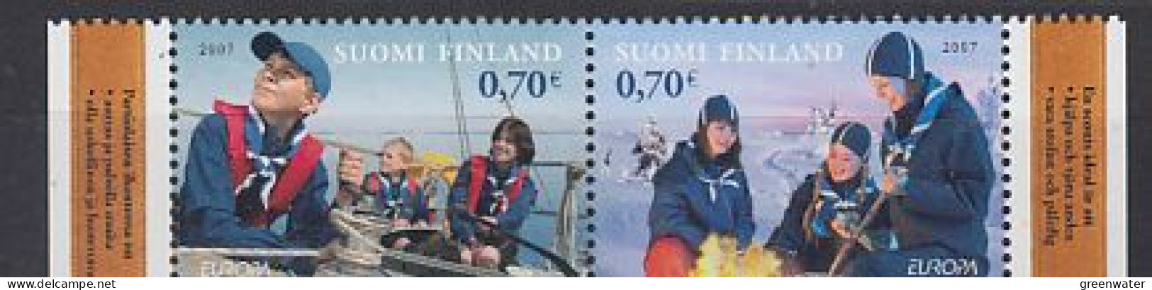 Europa Cept 2007 Finkland 2v Scouting ** Mnh (59472A) - 2007