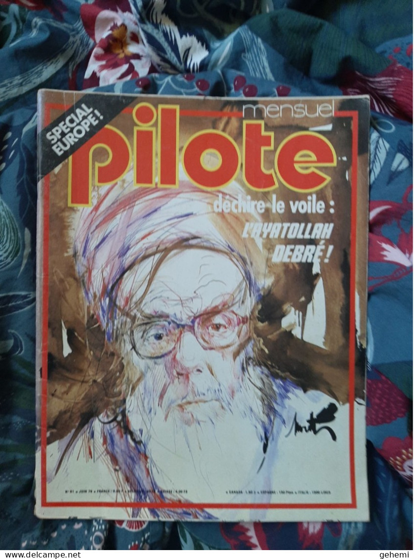 Pilote mensuel recueil 10+ 4 Pilote mensuels (55 à 64) + 1 Hors série 1979