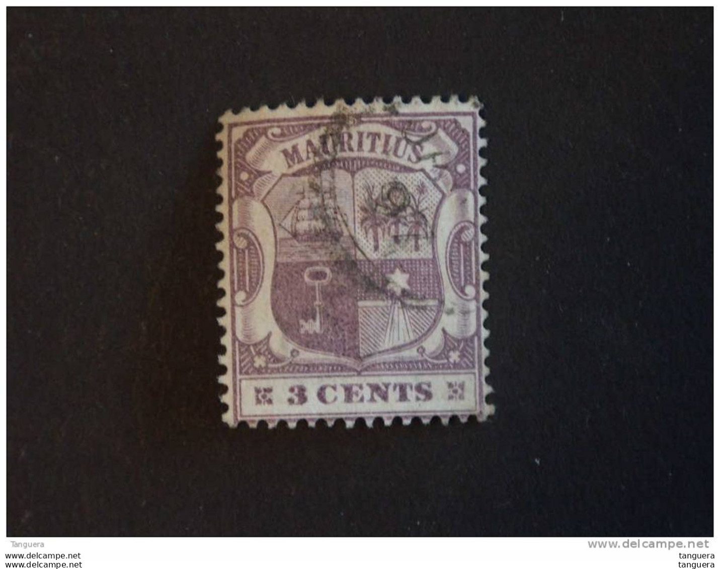 Mauritius Maurice 1895-97 Armoiries Wapenschild Bateau Boot Yv 88 O - Mauricio (...-1967)