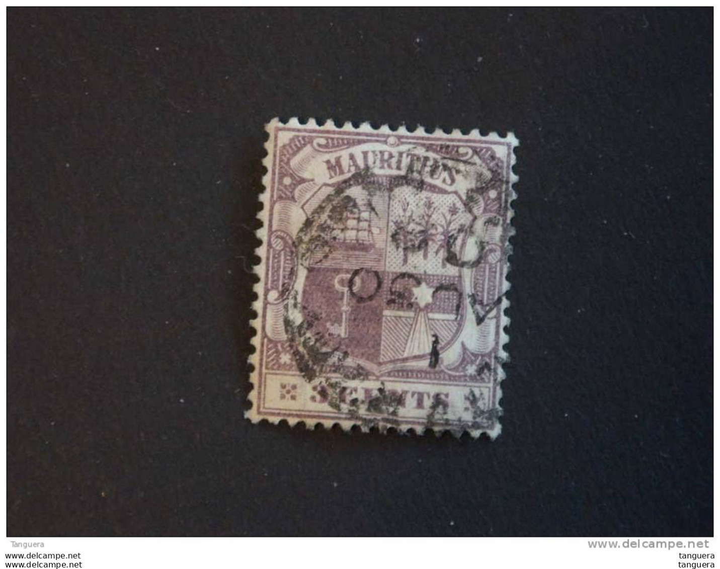 Mauritius Maurice 1895-97 Armoiries Wapenschild Bateau Boot Yv 88 O - Maurice (...-1967)