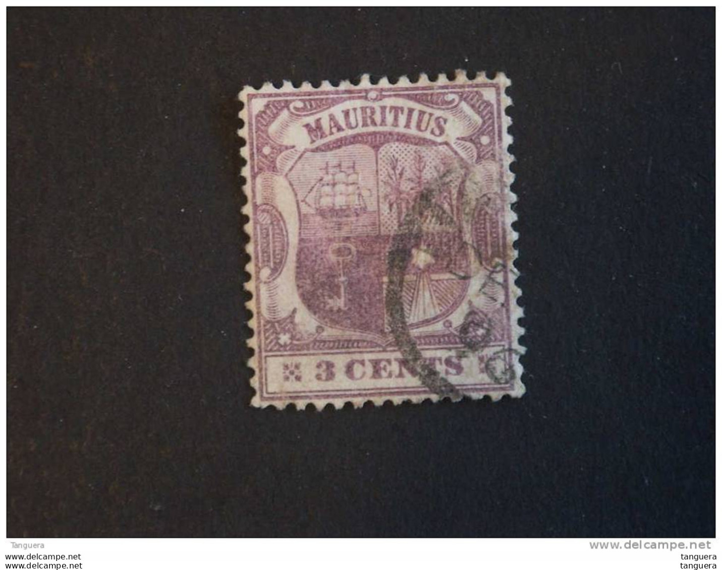 Mauritius Maurice 1895-97 Armoiries Wapenschild Bateau Boot Yv 88 O - Mauritius (...-1967)