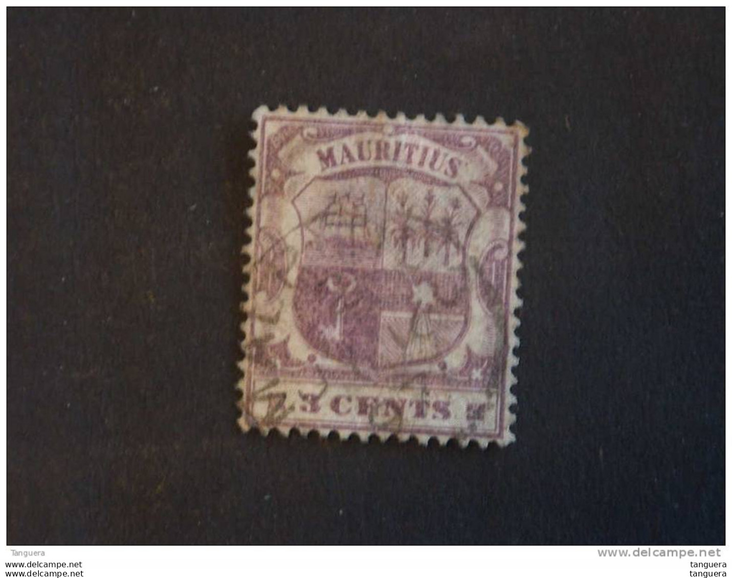 Mauritius Maurice 1895-97 Armoiries Wapenschild Bateau Boot Yv 88 O - Maurice (...-1967)