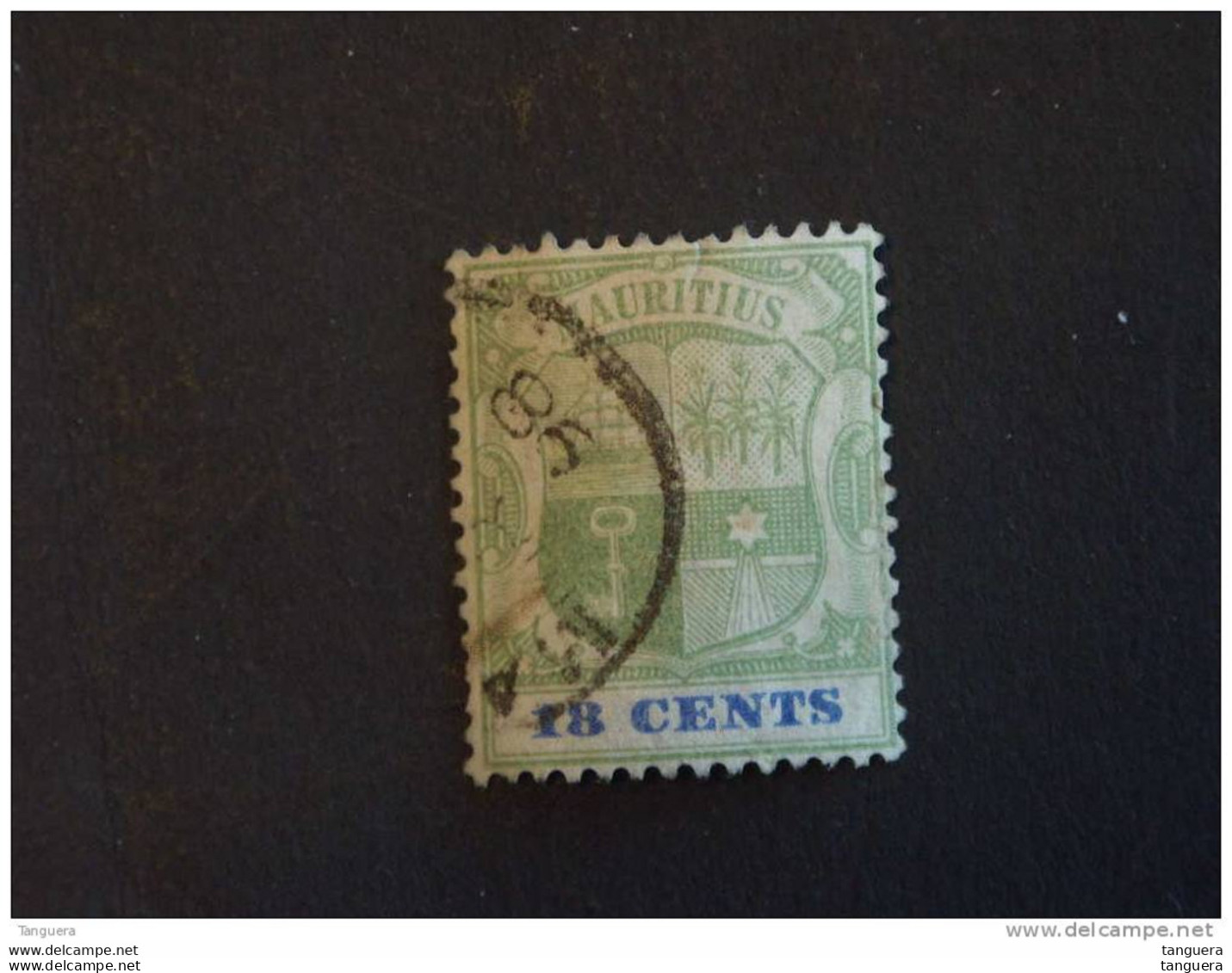 Mauritius Maurice 1895-97 Armoiries Wapenschild Bateau Boot Yv 91 O - Maurice (...-1967)