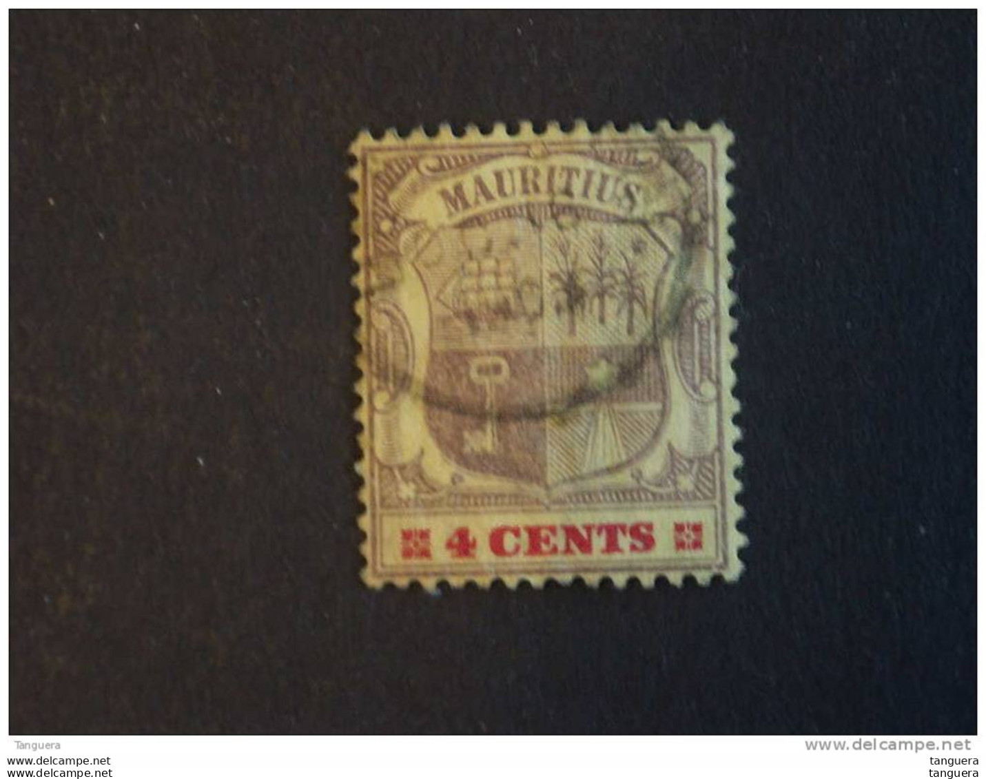 Mauritius Maurice 1900-02 Armoiries Wapenschild Bateau Boot Yv 101 O - Mauritius (...-1967)