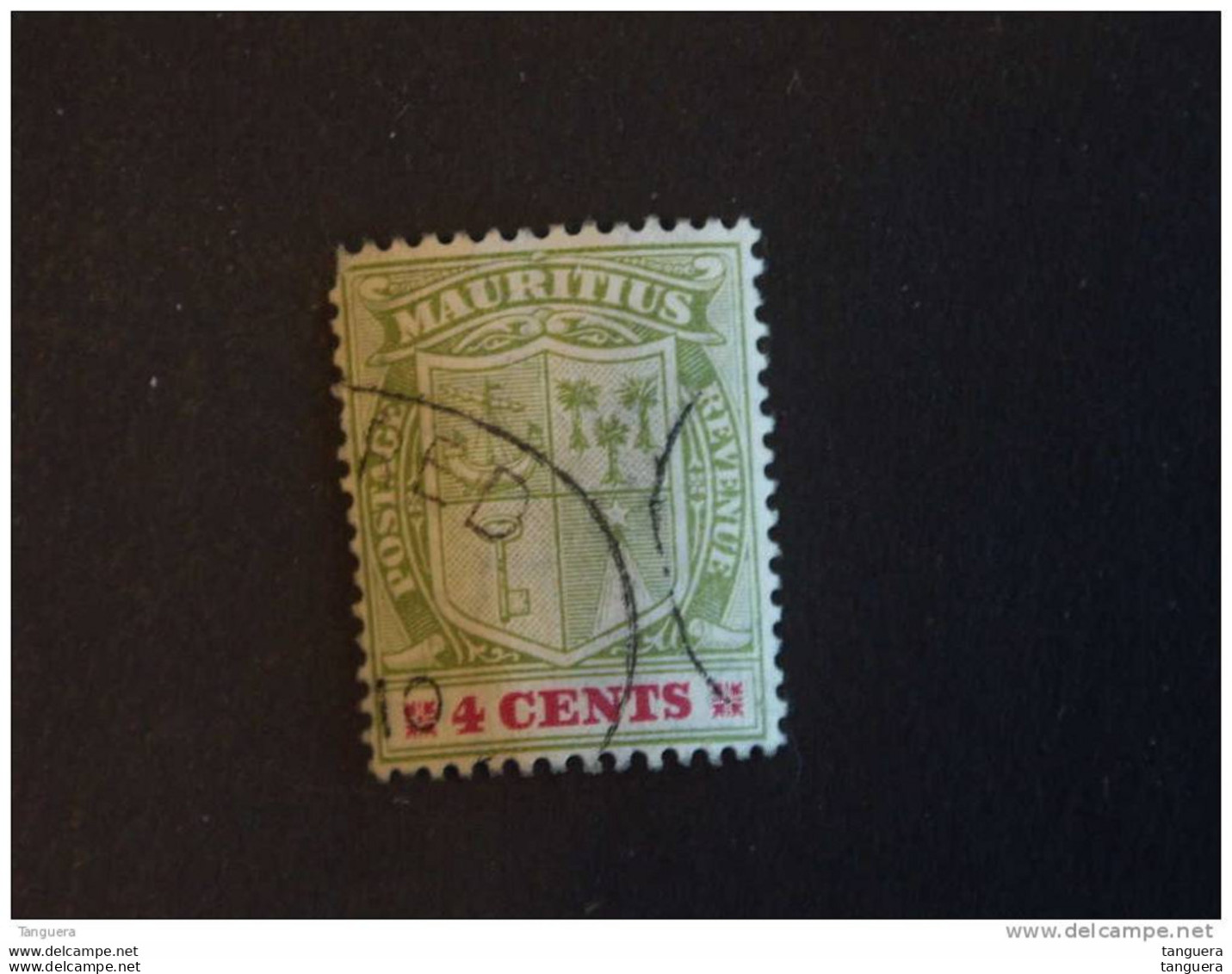 Mauritius Maurice 1909-10 Armoiries Wapenschild Bateau Boot Yv 134 O - Mauricio (...-1967)