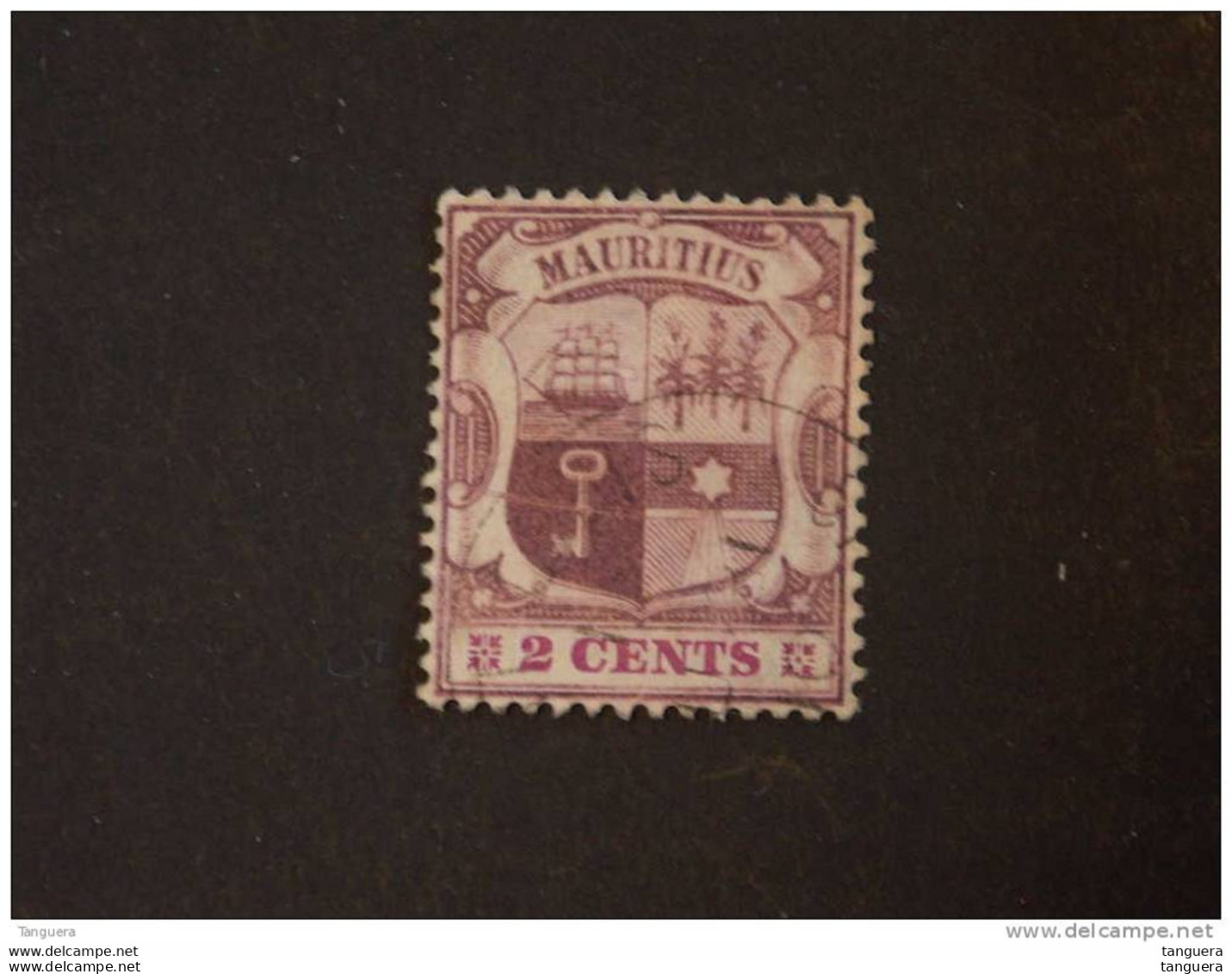 Mauritius Maurice 1905-07 Armoiries Wapenschild Bateau Boot Yv 124 O - Mauritius (...-1967)