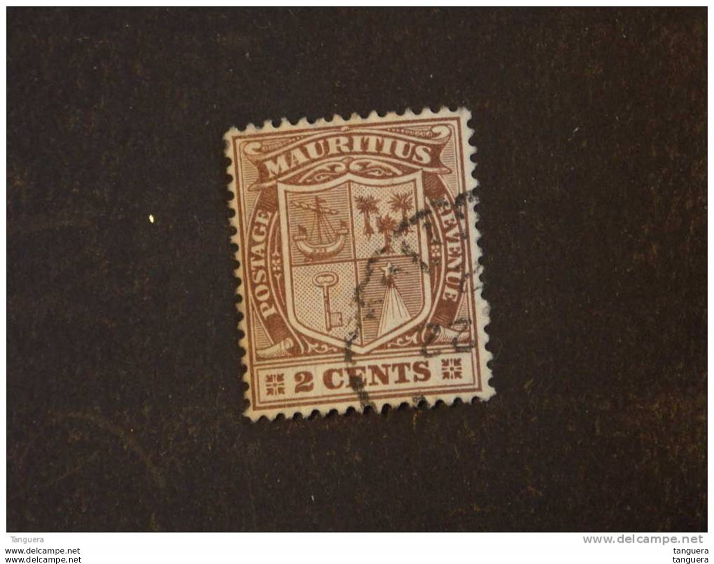 Mauritius Maurice 1909-10 Armoiries Wapenschild Bateau Boot Yv 132 O - Mauritius (...-1967)