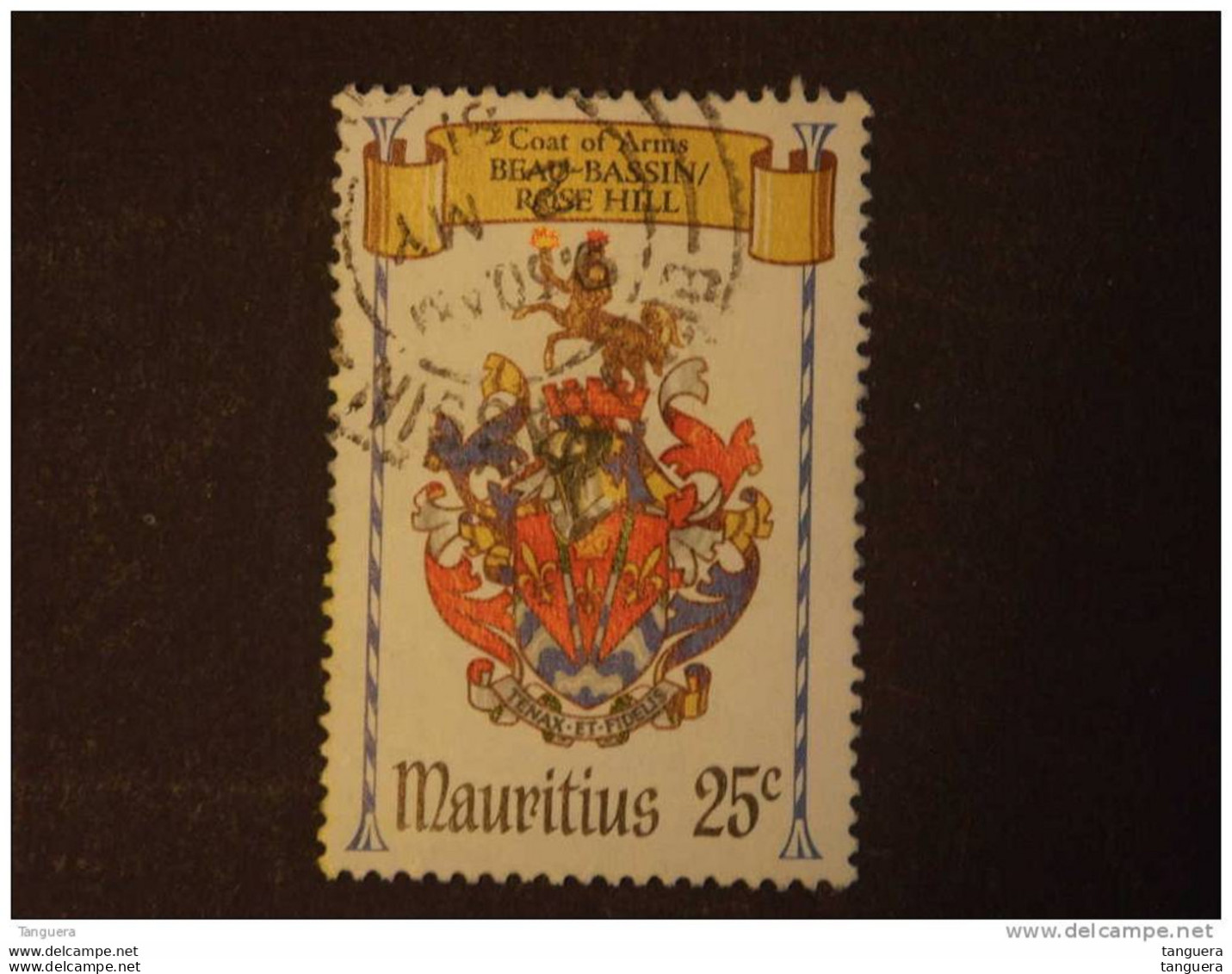 Mauritius Maurice 1981 Armoiries Des Villes Wapenschild Beau-Bassin/Rose Hill Yv 523 O - Mauricio (1968-...)