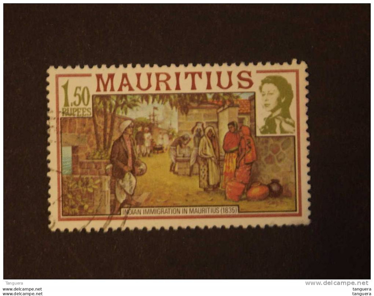 Mauritius Maurice 1978 Histoire De Maurice Immigration Indienne  Yv 462 O - Mauritius (1968-...)