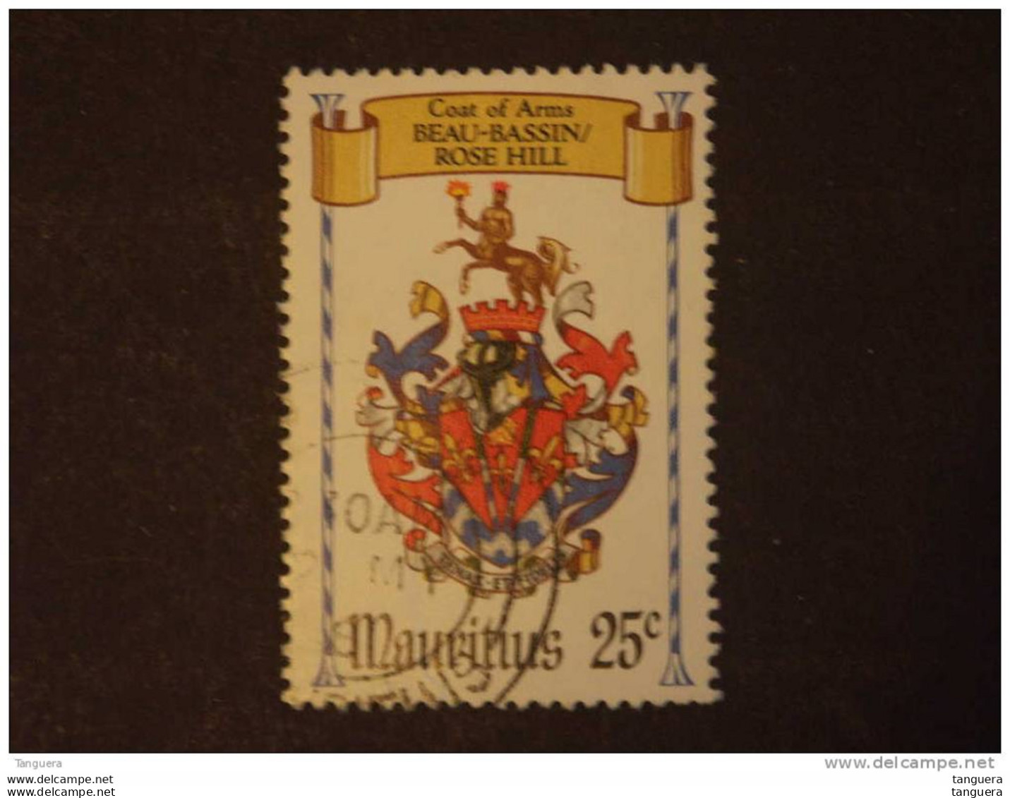 Mauritius Maurice 1981 Armoiries Des Villes Wapenschild Beau-Bassin/Rose Hill Yv 523 O - Mauricio (1968-...)