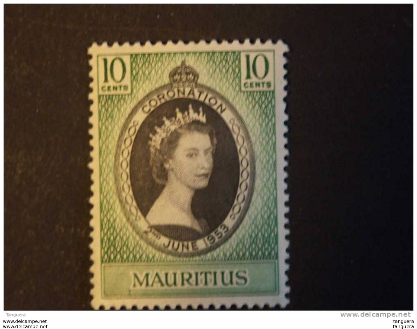 Mauritius Maurice 1953 Couronnemet D'Elizabeth II  Yv 240 MH * - Maurice (...-1967)