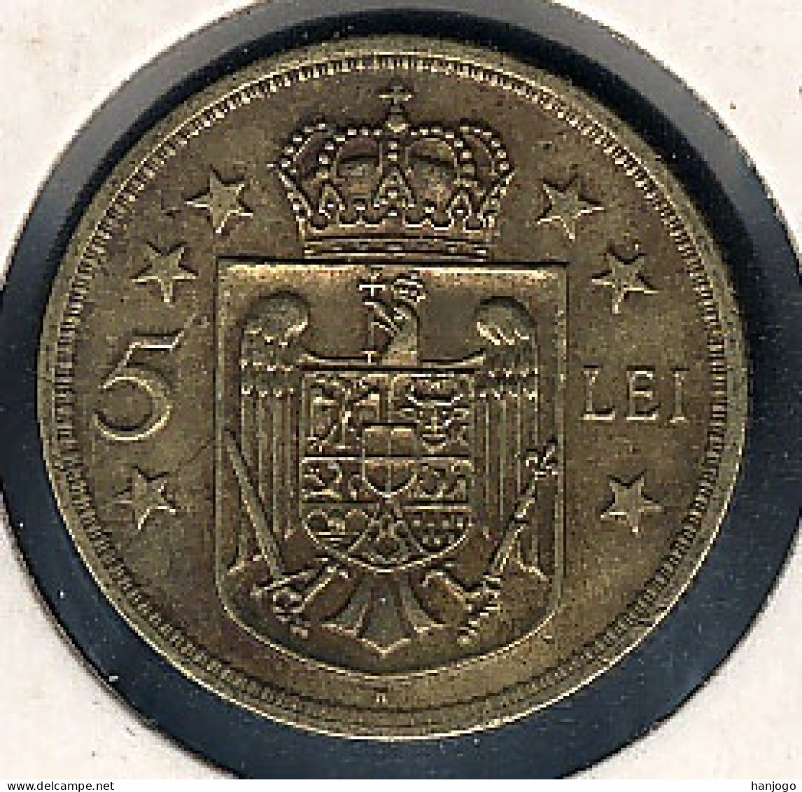 Rumänien, 5 Lei 1930, Mzz.H (= Heaton, Birmingham) - Romania