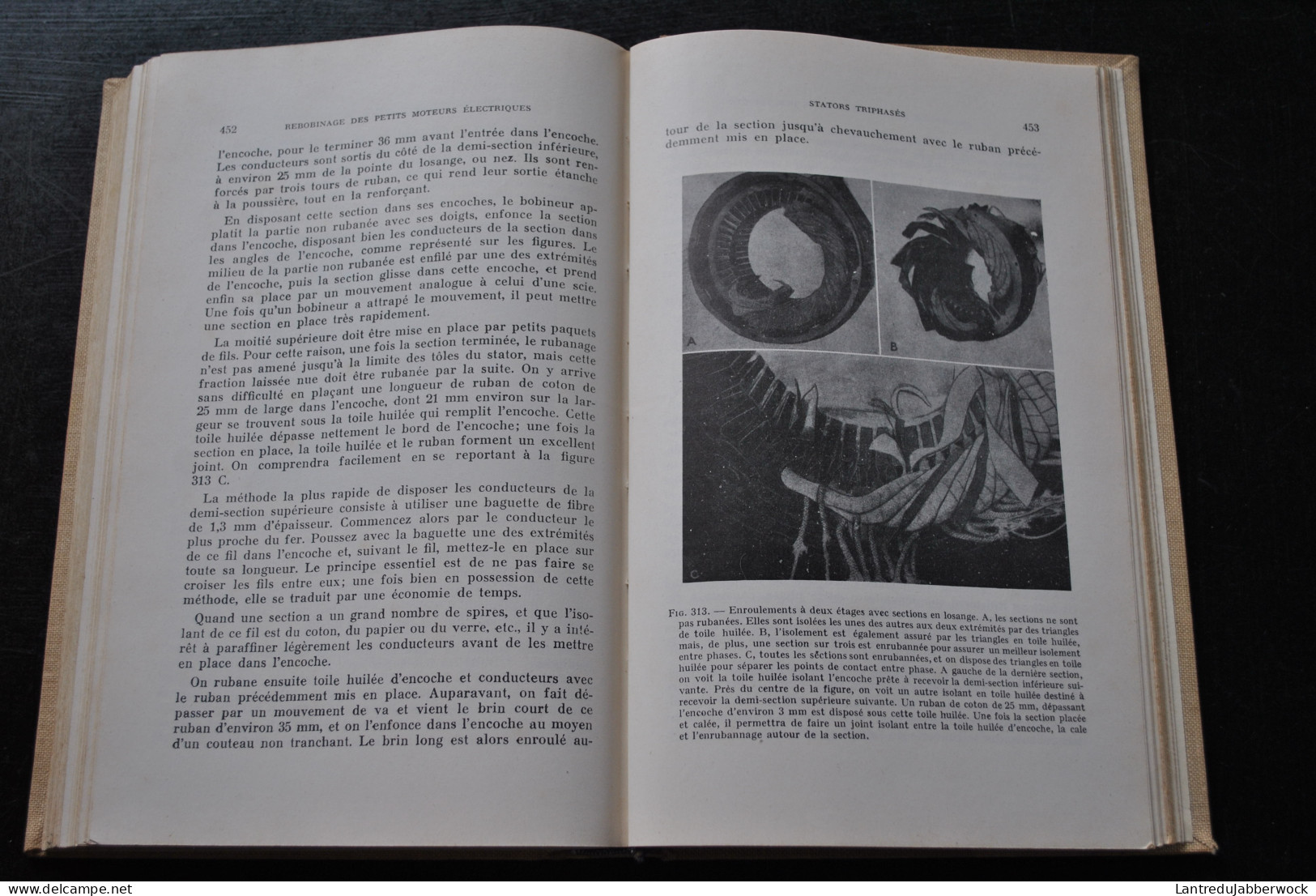 Rebobinage Des Petits Moteurs Procédés D'ateliers Avec Description Détaillée Méthode à Fraction De Cheval A.C.C Et A.C.A - Do-it-yourself / Technical