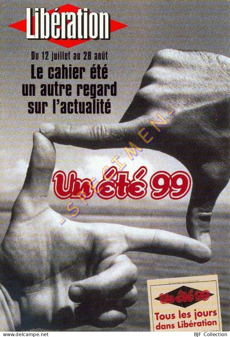 LIBERATION – Un été 99 / Presse/Média - Werbepostkarten