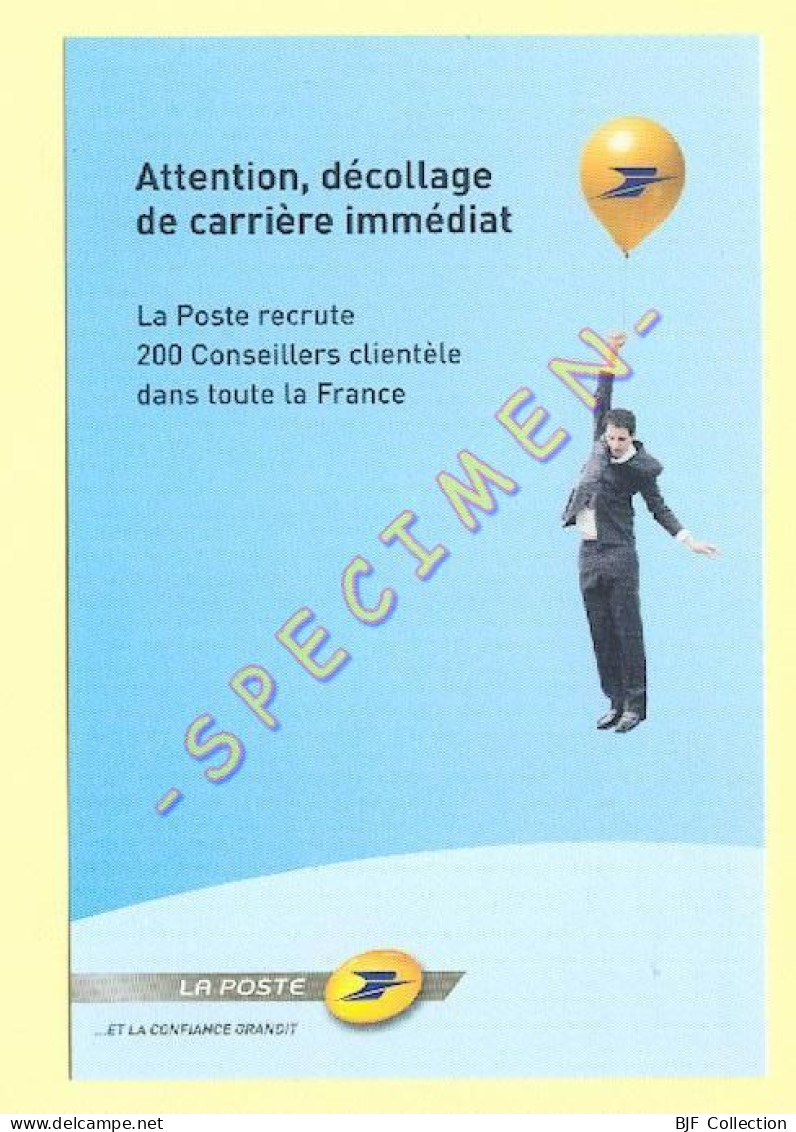 LA POSTE – Attention, Décollage De Carrière Immédiat - Werbepostkarten