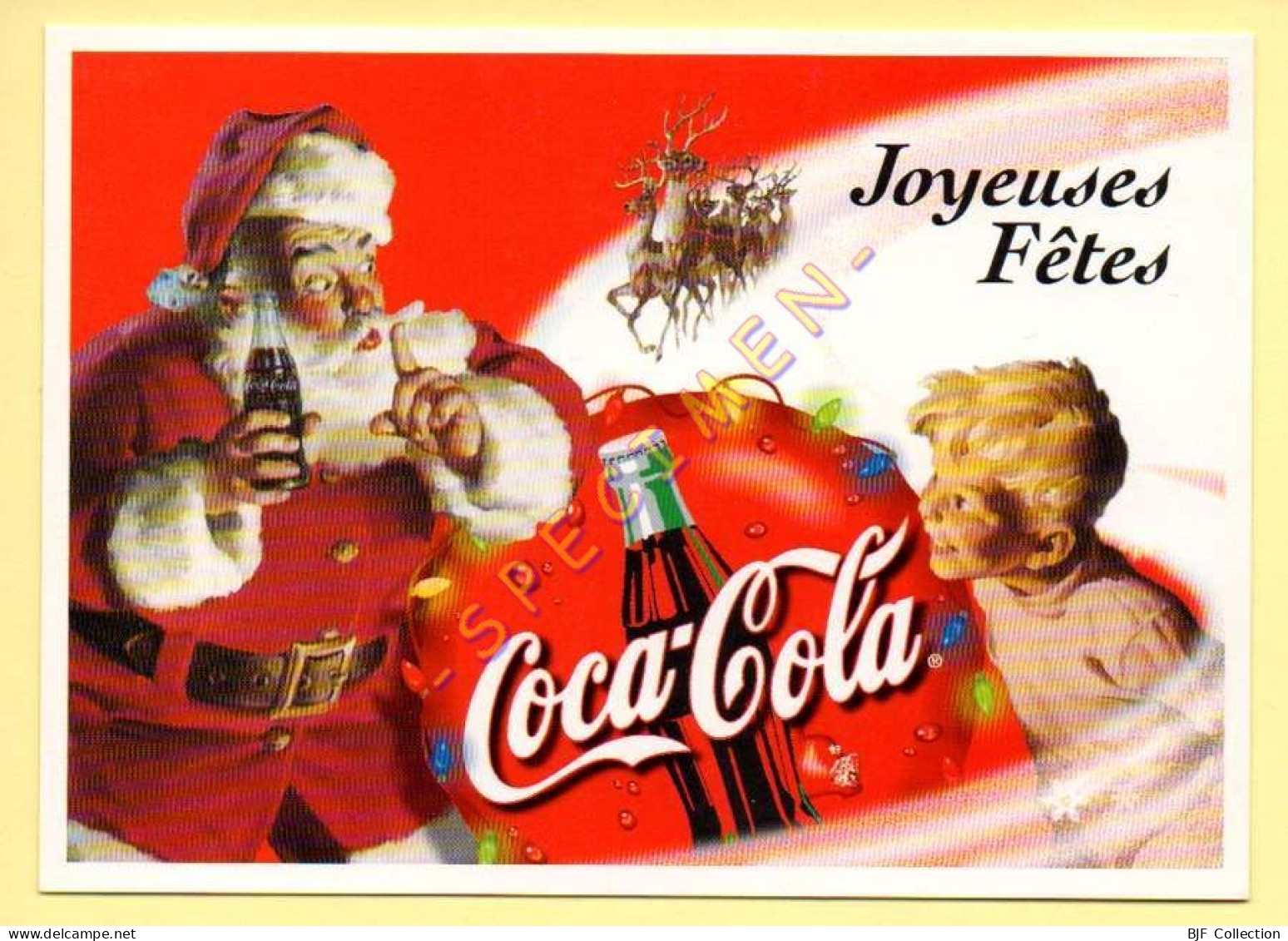 COCA COLA – Joyeuses Fêtes (voir Scan Et Description) - Publicidad