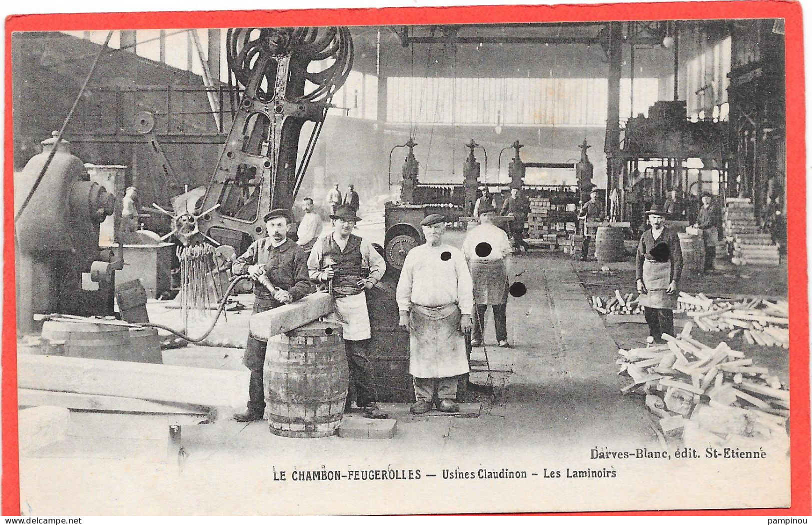 42 LE CHAMBON FEUGEROLLES - Usines Ckaudinon - Les Laminoirs - Animée - Le Chambon Feugerolles